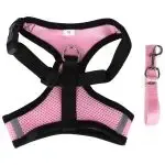 Pet Chest Strap Shining Rhinestone Heart design