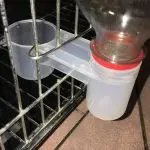 Plastic Water Bottle Cup for cage bird
