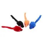 Mini Colorful Cat Toys Plush False Mouse Toys