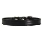 Adjustable Colorful Pet Collars PU Leather Neck Strap Safe For Dogs