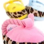 1 pcs Puppy Chew Play Cute Plush Slipper Dog Toys