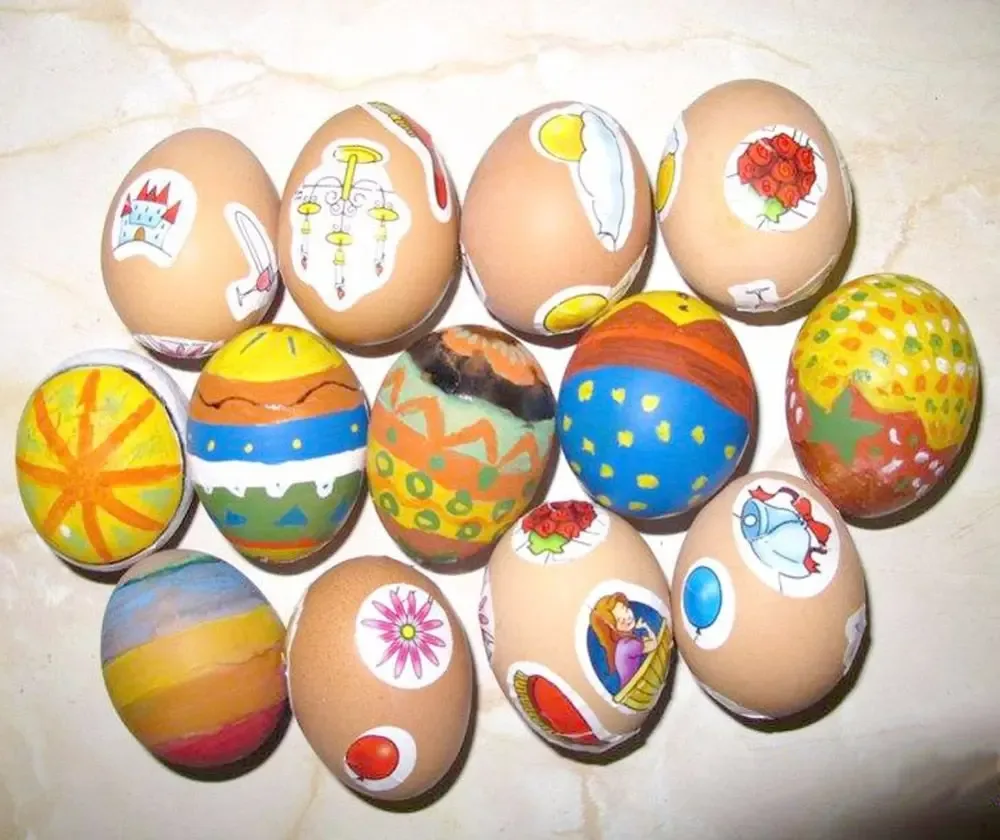 10 Pcs Simulation Chicken Eggs