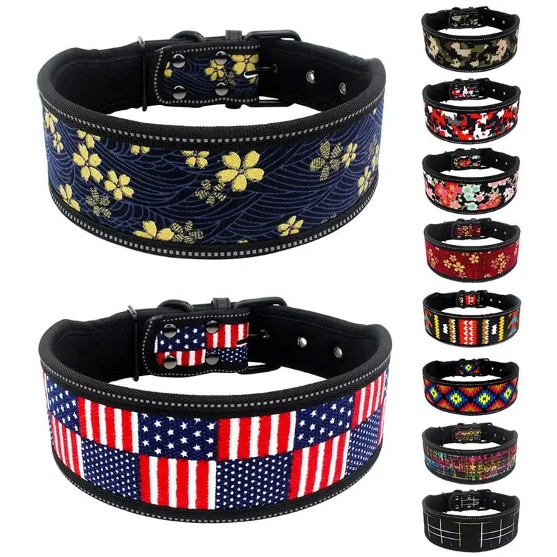 Reflective Nylon Dog Collar