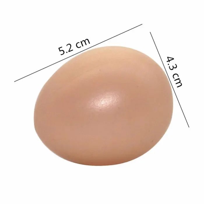 10 Pcs Simulation Chicken Eggs