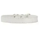Adjustable Colorful Pet Collars PU Leather Neck Strap Safe For Dogs