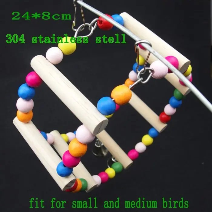 Bird Cage Hammock Hanging Toy