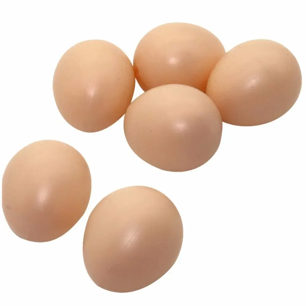 10 Pcs Simulation Chicken Eggs