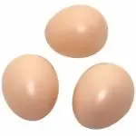 10 Pcs Simulation Chicken Eggs