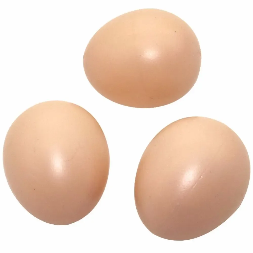 10 Pcs Simulation Chicken Eggs