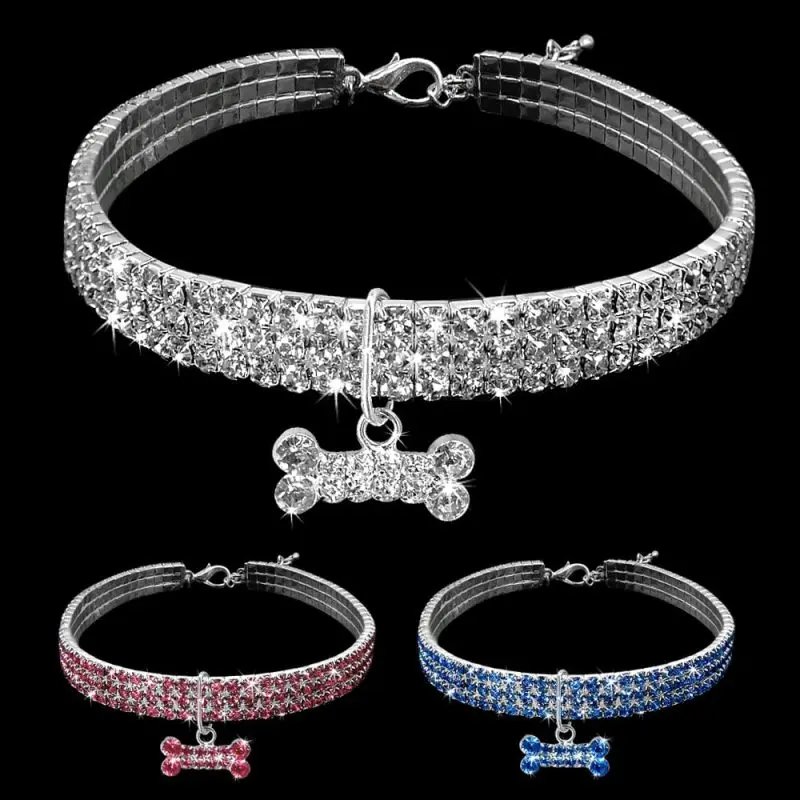 Dog Cat Jewelry Rhinestone Collar