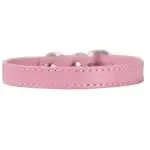 Adjustable Colorful Pet Collars PU Leather Neck Strap Safe For Dogs