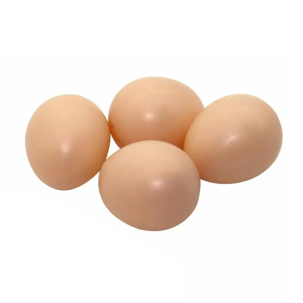 10 Pcs Simulation Chicken Eggs
