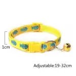 Cartoon Pet Collars Puppy Adjustable Polyester Necklace