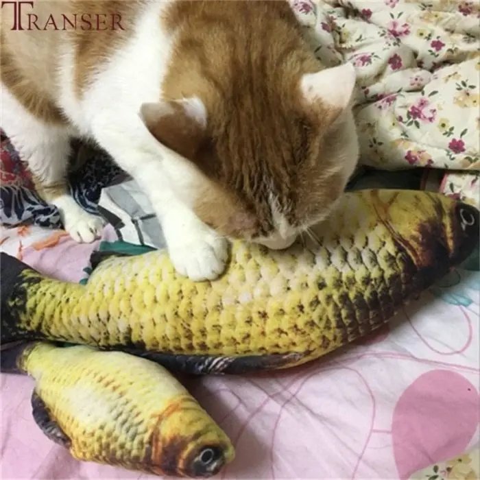 20cm Pet Cat Fish Shape Cat Toys