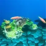 Aquarium Fish Tank Vintage Decorative Bridge
