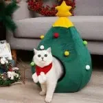 Pet Cat House Dog Bed Kennel Puppy Cave Warm Sleep Bed