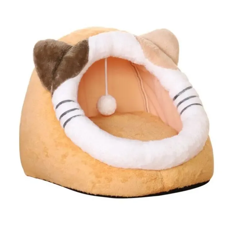 Warm Soft Cat Bed Winter Warm House