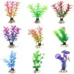 Artificial Aquarium Plant Decoration Fish Tank Submersible Flower Grass