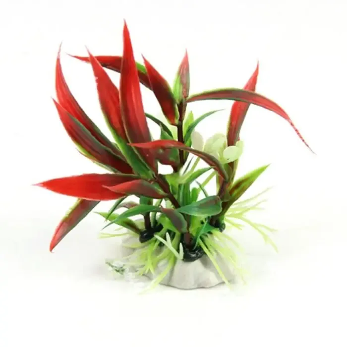 Artificial Aquarium Plant Decoration Fish Tank Submersible Flower Grass